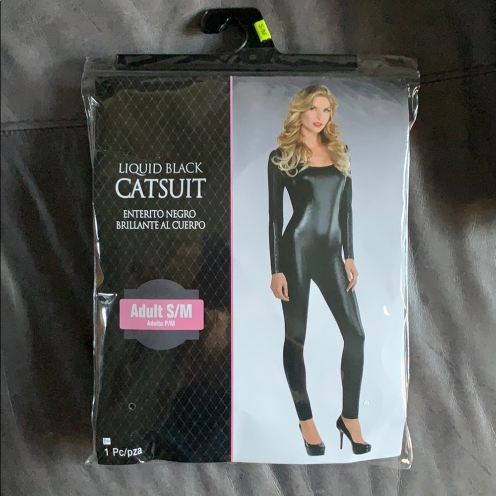 Liquid Black Catsuit